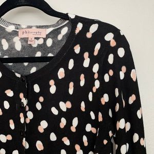 Philosophy button up cardigan - LIKE NEW!